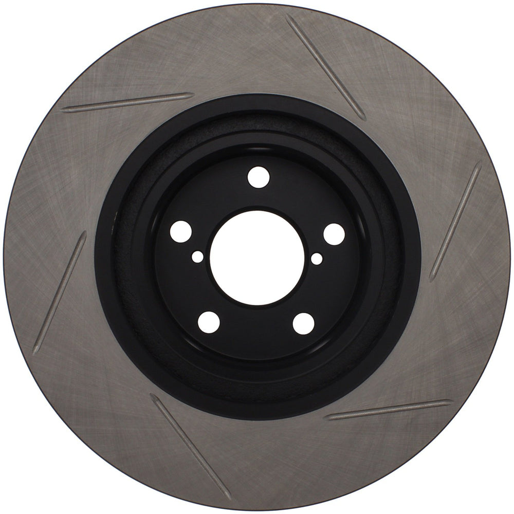 Slotted Front Left Brake Rotor