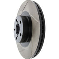Slotted Front Left Brake Rotor