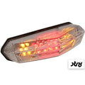 LED Taillight with Turn Signals, Transparent Lens