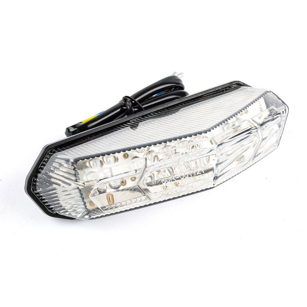 LED Taillight with Turn Signals, Transparent Lens