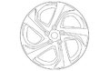 18x7.5 Aluminum Wheel
