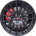 15-Spoke 18x7.5 Aluminum Wheel, Black