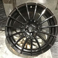 15-Spoke 18x7.5 Aluminum Wheel, Black