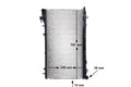 Aluminum/Plastic Radiator 340mm Core