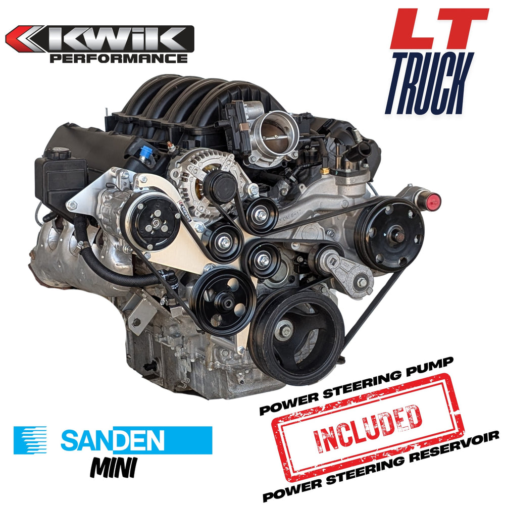 Type 2 Power Steering & Sanden AC Bracket System