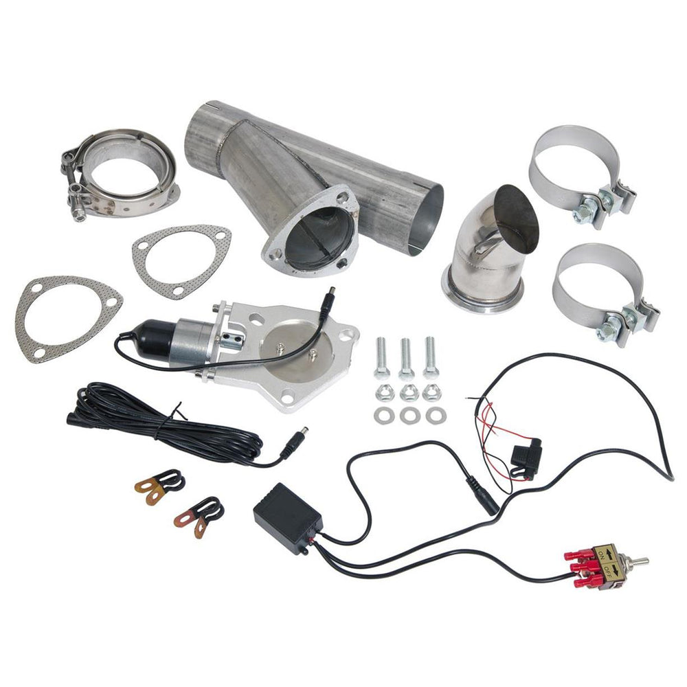 Electric Cat-Back Exhaust System 3.00 in. Tubing