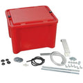 Red Plastic Battery Box