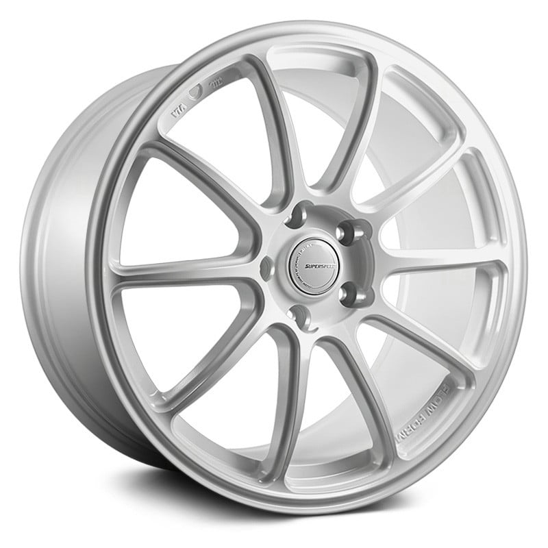 RF03RR 18x9.5 38mm Offset Gloss White Wheel