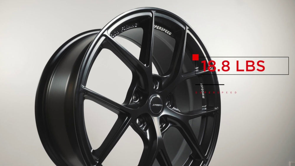 RF05RR 18-Inch Matte Black Alloy Wheel