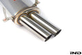 Cat-Back Exhaust System, Dual 70mm Tips