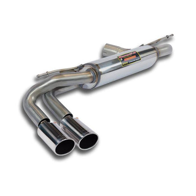 Race Muffler with 80mm Round Tips