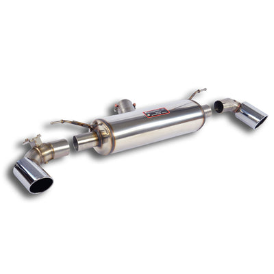 Performance Rear Exhaust System, Dual Exit, 76mm