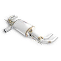 Rear Exhaust System w/ Valve, 4x90mm Gun Metal Grey Tips
