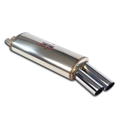 Rear Exhaust System, 76mm Angled Tips