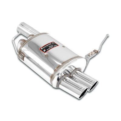 Cat-Back Rear Muffler with Dual 80mm Tips