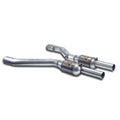 Front Exhaust Section with Metallic Sport Catalytic Converters