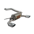 Rear Exhaust System with Dual Exits (145 x 95mm) Black