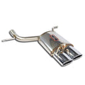 R171 SLK Rear Exhaust System, Dual 60mm, 120x80mm Right Tip