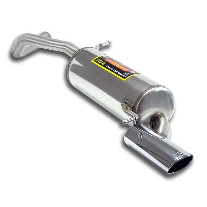 Rear Exhaust Pipe, 100x75mm Outlet