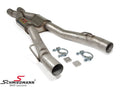 X-Pipe Cat-Back Exhaust System 70mm Stainless Steel