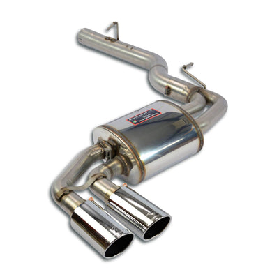 Rear Exhaust System 90mm Exit Stainless Steel
