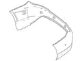 Rear Upper Bumper Cover