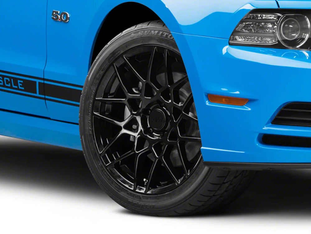 GT500 Style 19x9.5 Gloss Black Wheel