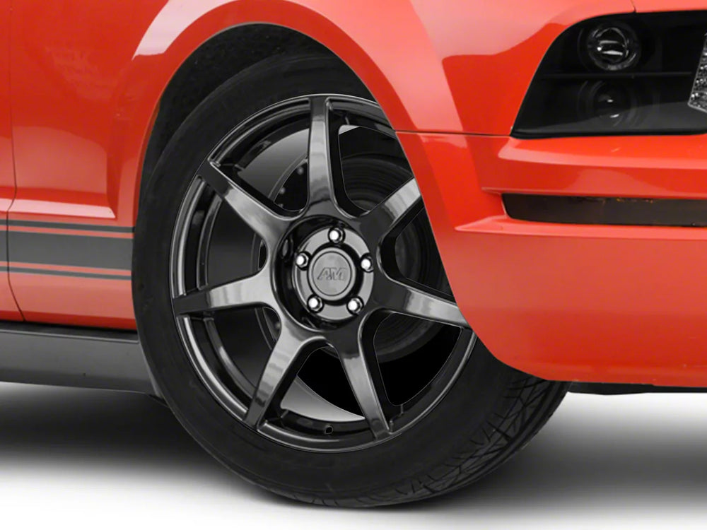 GT350R Style 19x8.5 Gloss Black Wheel