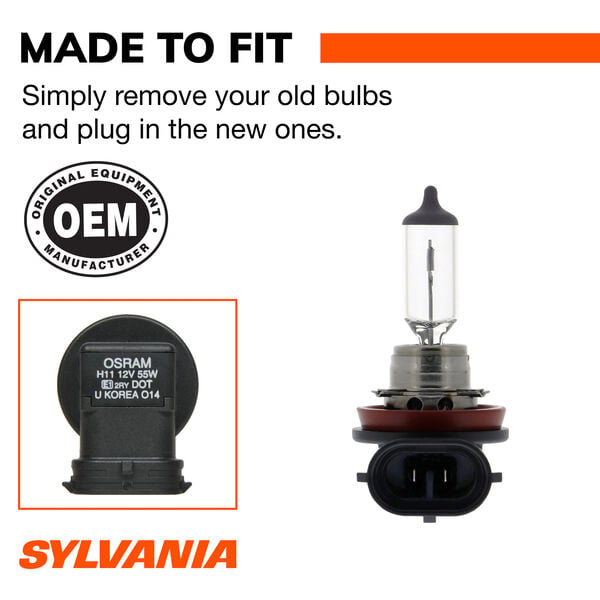H11 Halogen Headlight Bulb
