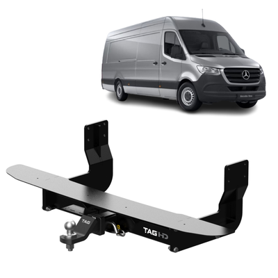 Class 4 Heavy-Duty Towbar with 50mm Hitch Receiver