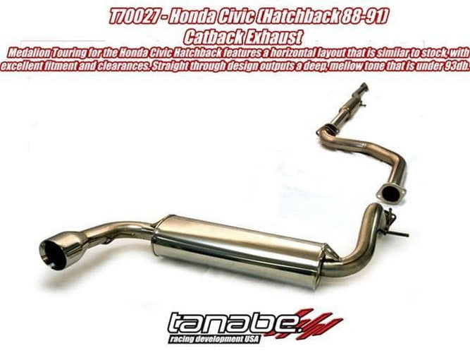 Medalion Touring Cat-Back Exhaust System 60mm