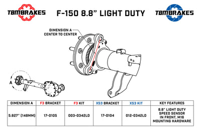 XS3 Rear Extreme Street Brake Kit