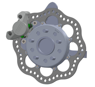 F1 Front Brake Kit with Steel Rotors