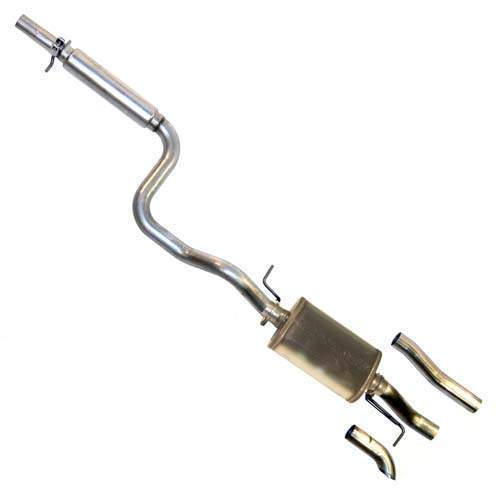 2.5-inch Cat-Back Exhaust System w/ Resonator & Borla Muffler
