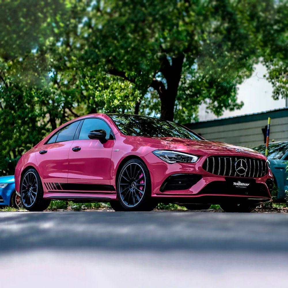 Hyper Pink Intensity High Gloss Vinyl Wrap
