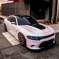 Pearl White Diamond Shift Color-Shift Car Wrap