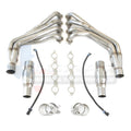 2" Long Tube Headers w/ High-Flow Cats & 3" X-Pipe