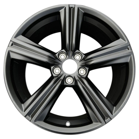 19-Inch Machined Black 5-Spoke Wheel