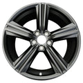 19-Inch Machined Black 5-Spoke Wheel