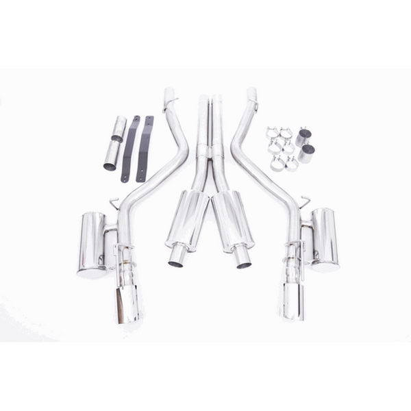 Cat-Back Exhaust System, 3-Inch, 4-Inch Tips