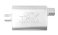 Welded Muffler Center Inlet/Offset Outlet 2.25" Oval