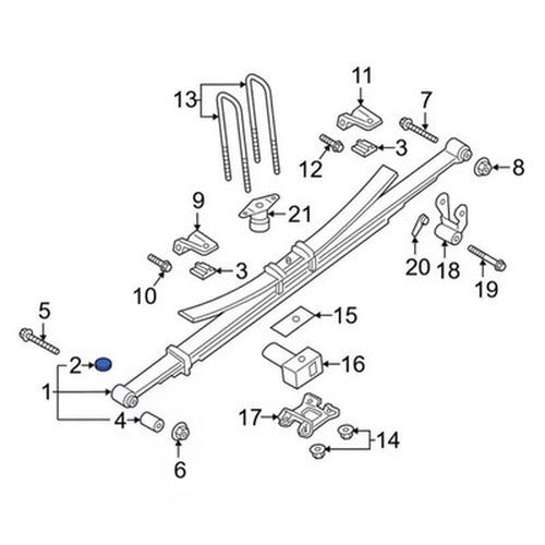 Leaf Spring Pad