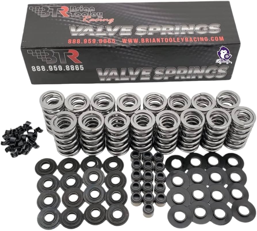 Dual Polished Valve Springs Kit, .660" Max Lift