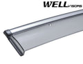 Smoke Side Window Deflectors with Trim