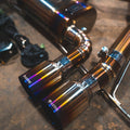 Universal Exhaust Tips 2.5" Inlet 4.0" Titanium VTD.TIP.SLVE.25.50.TIBRT