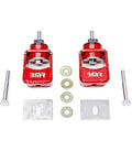 BMR 10-15 5th Gen Camaro Motor Mount Kit (Polyurethane) - Black Hammertone (Spacers Not Included)