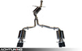AWE Tuning Audi B8 A4 Touring Edition Exhaust - Quad Tip Diamond Black Tips - Does not fit Cabriolet