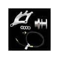 UPR 96-04 Triple Quadrant DBL Lock Firewall Adj. Clutch Cable - Silver 3004-117