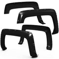1418 SILV 1500/1519 GM 2500/3500 6.5/8FT PAINTABLE SMOOTH MATTE BLK POCKET FENDER FLARE SET4 PC