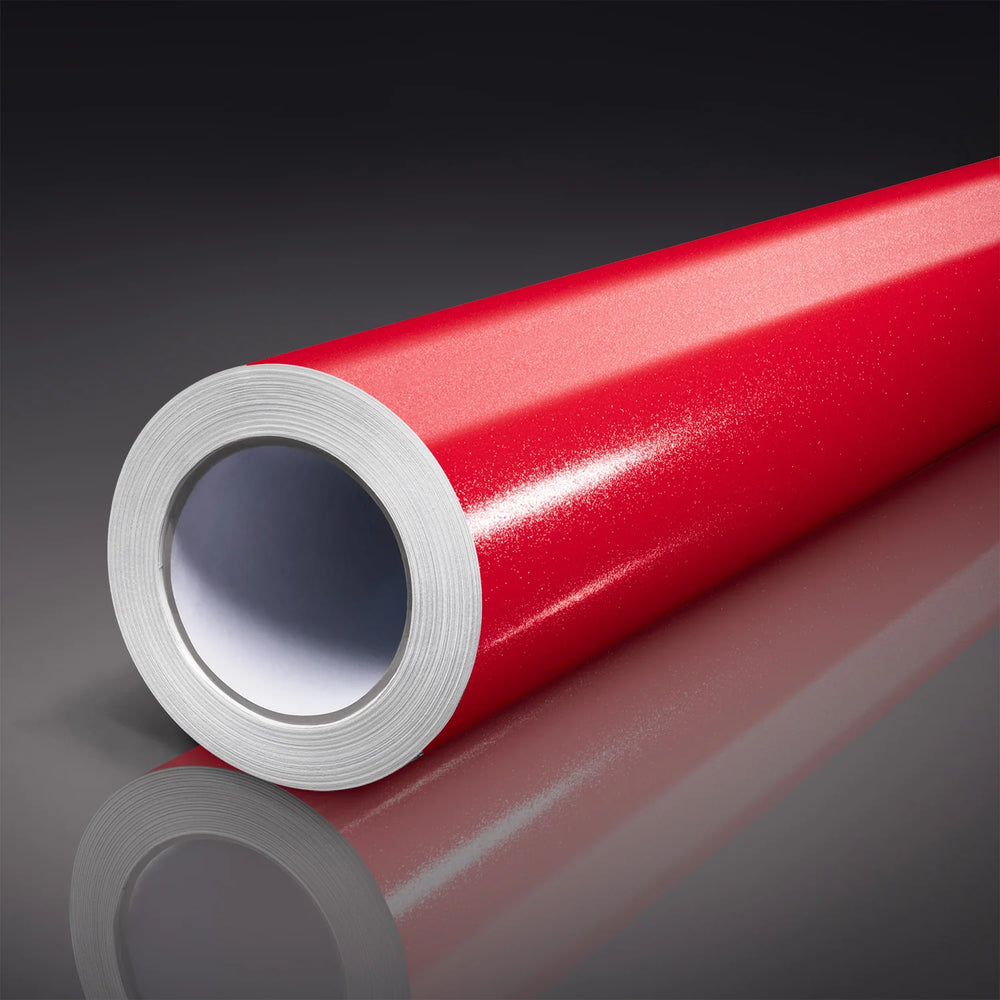 Vinyl Sparkle Red Calendered Film
